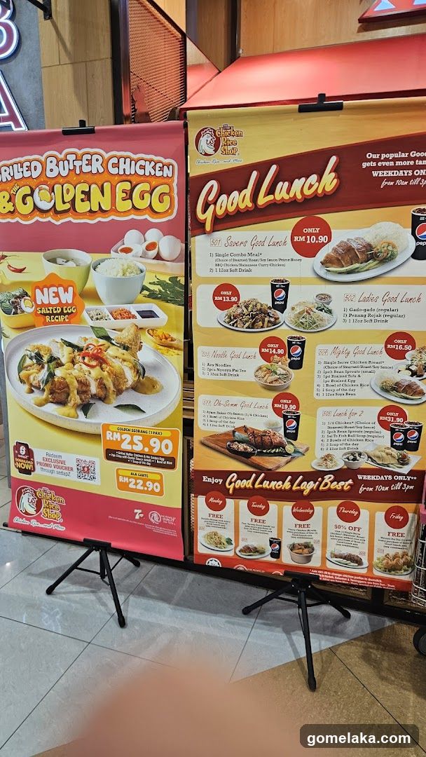 Restaurant Menu Boards on Easels