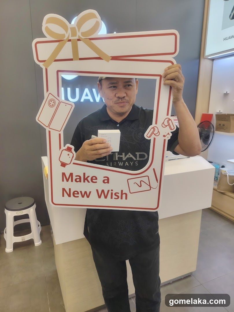 Customer Holding Promotional Cutout
