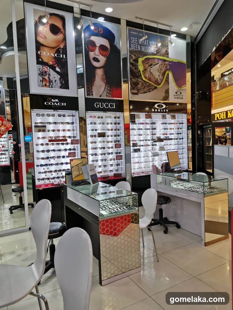 Sunglasses Retail Store Interior