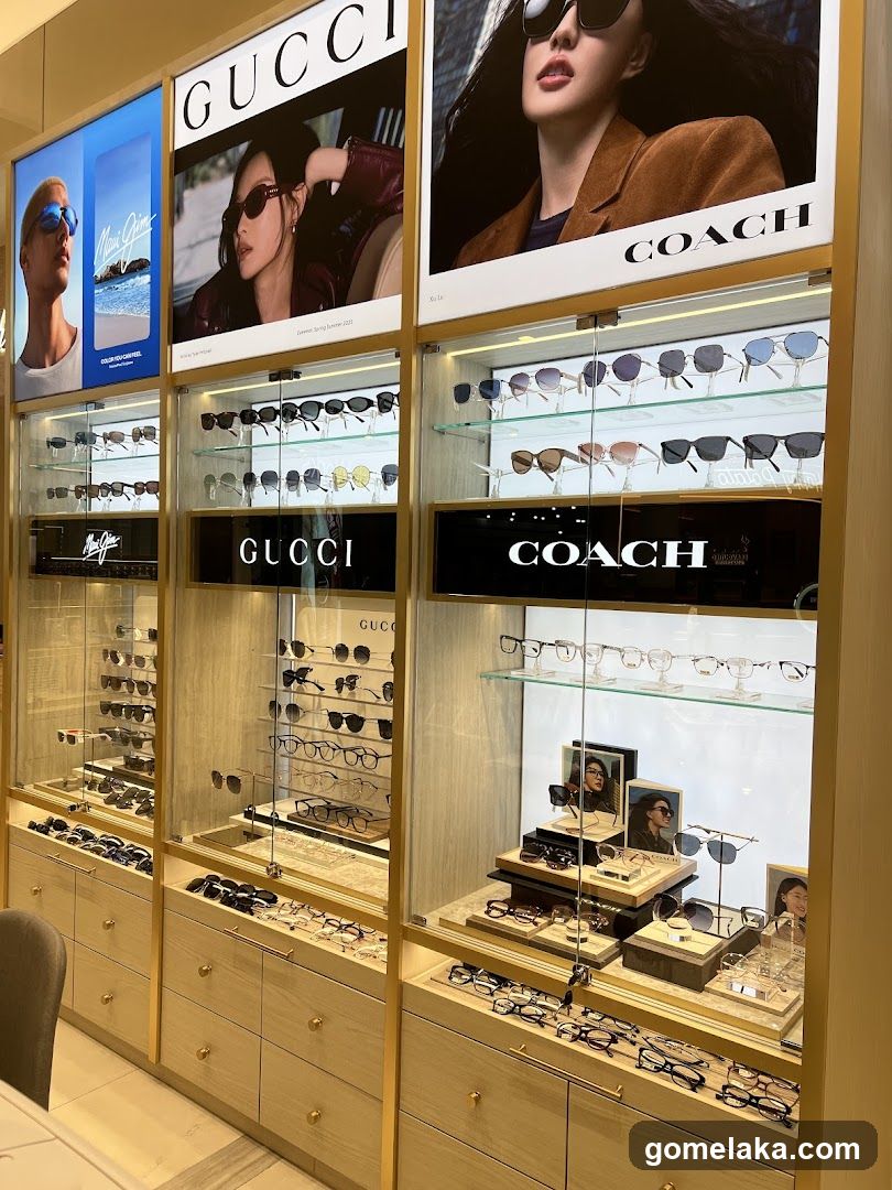 Sunglasses Display Store Interior