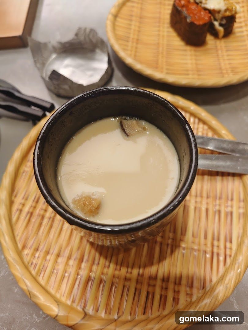 Table Setting with Food and Drink