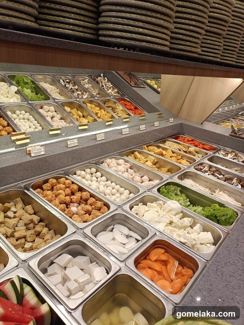 Hot Pot Selection Display