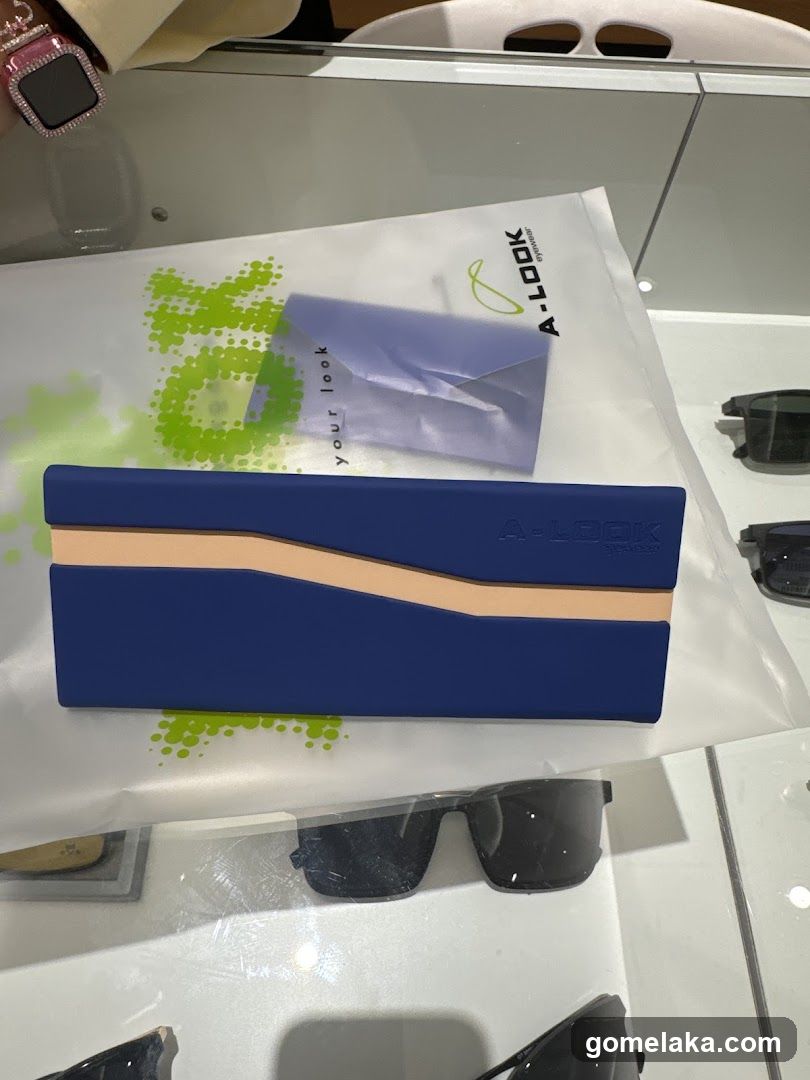 A-LOOK branded merchandise display