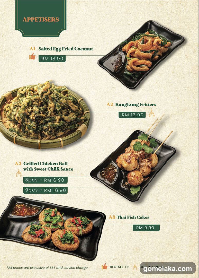 Appetisers Section