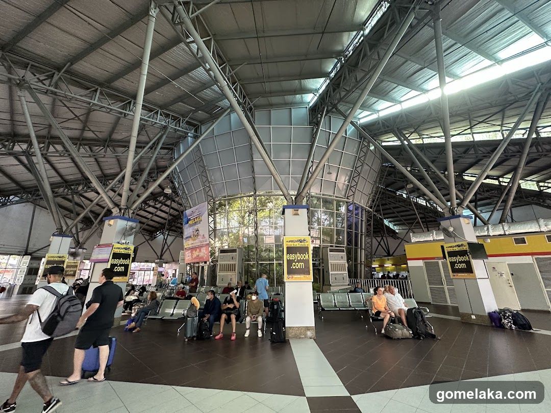 Interior of a transportation hub