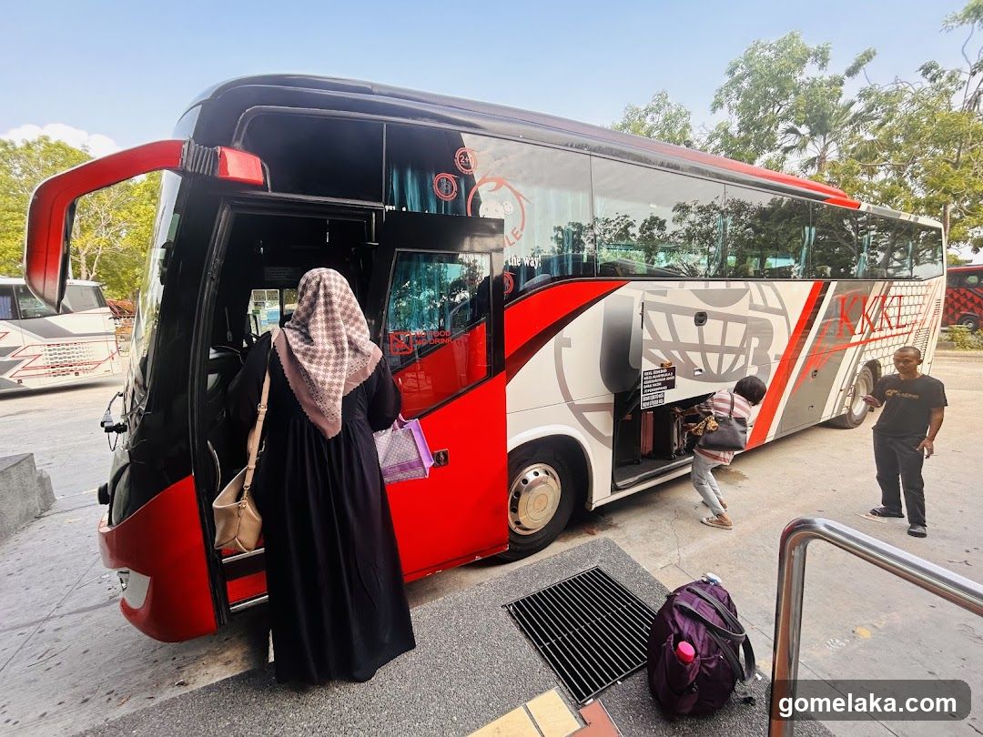 Bus Terminal Scene
