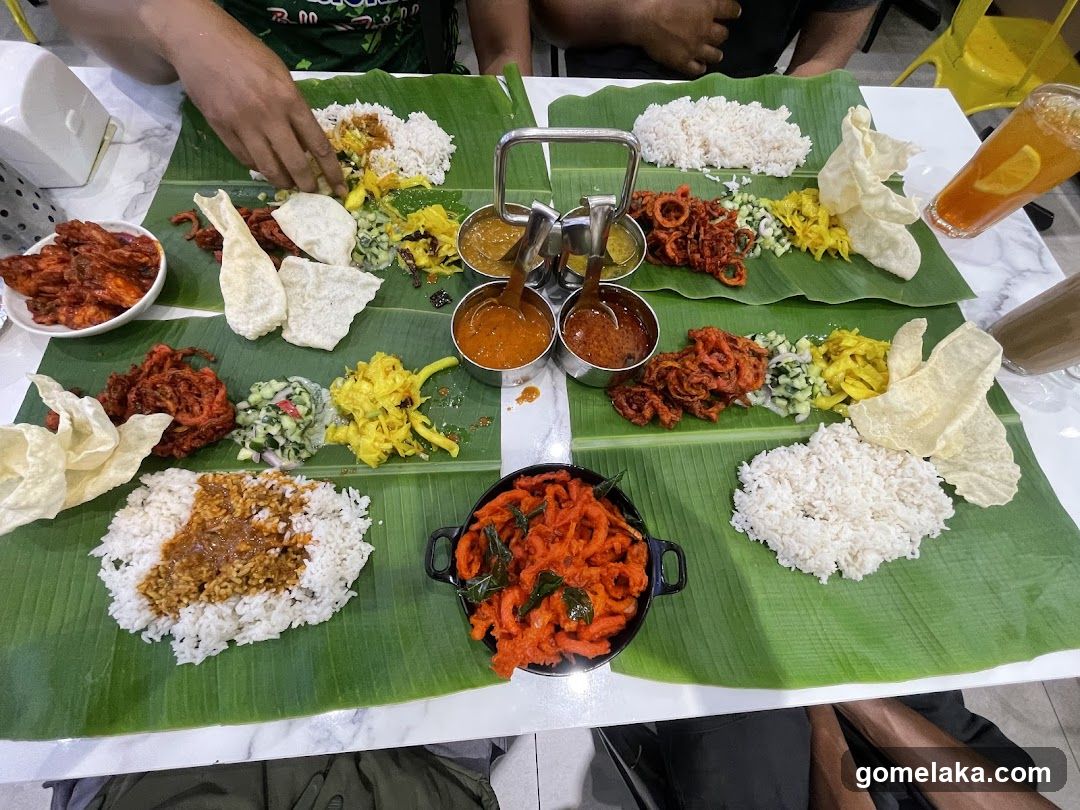 Banana Leaf Meal Spread