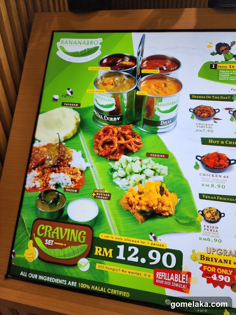 Bananabro Craving Set Menu