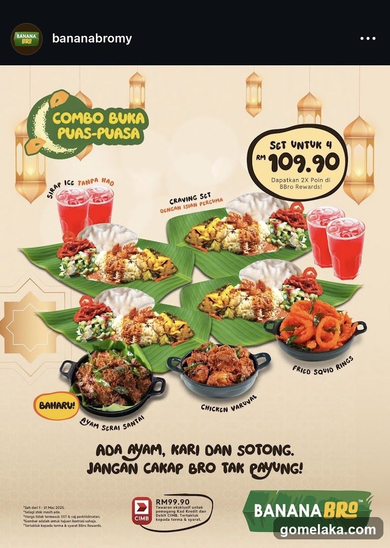 Banana Bro Combo Buka Puasa Advertisement