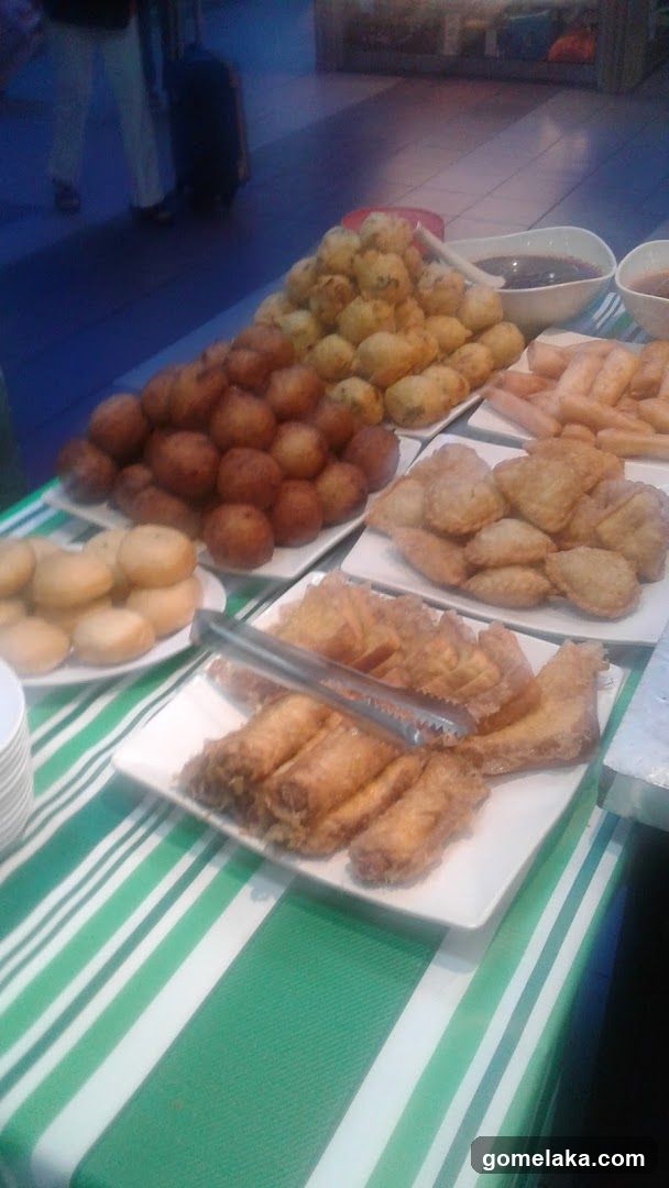 Food Display at Indoor Stall