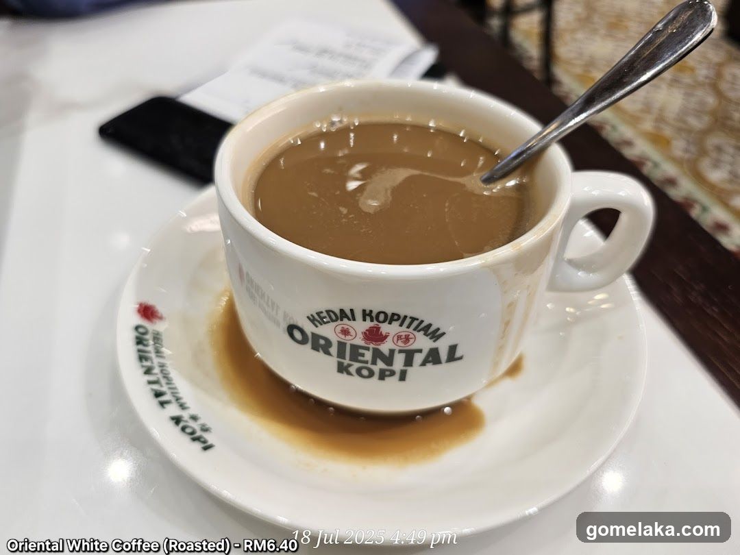 Oriental Kopi Coffee Cup