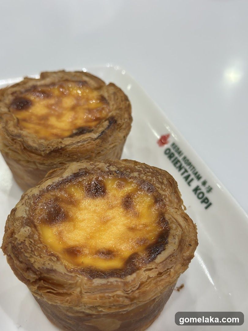 Egg Tarts on Plate