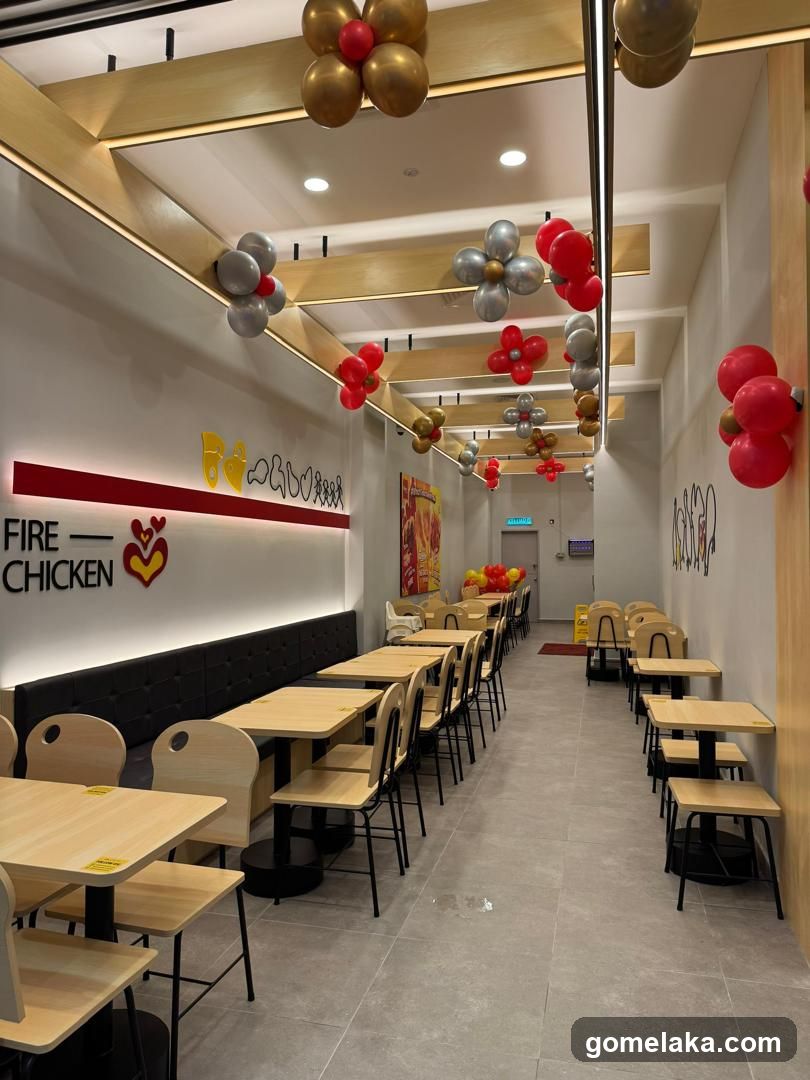 Fire Chicken Restaurant Interior