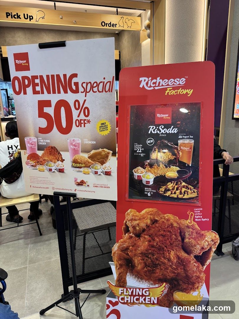 Richese Factory Opening Promotion Display