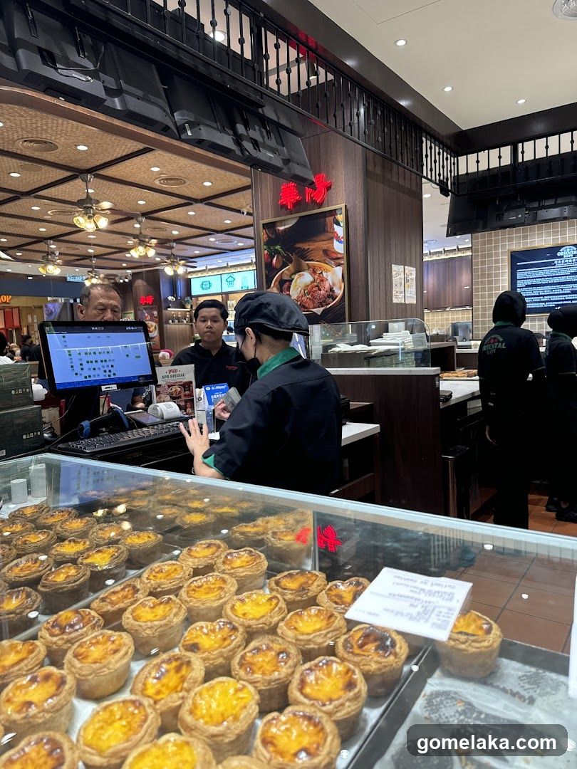 Interior of food establishment