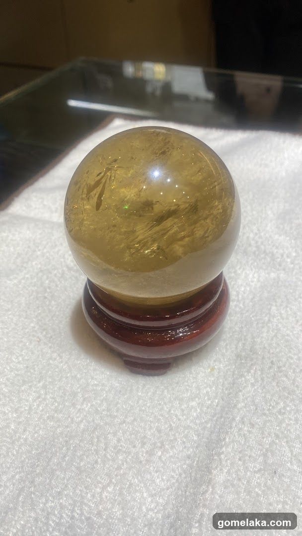 Crystal Sphere on Stand
