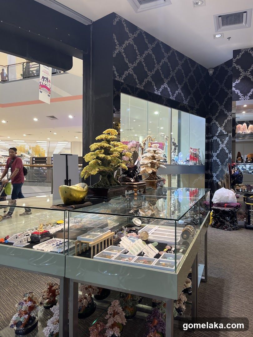 Interior of a retail store