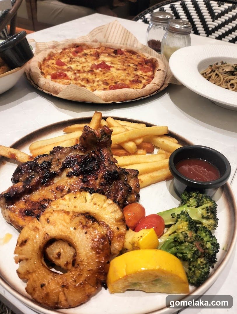 Dining Table with Food