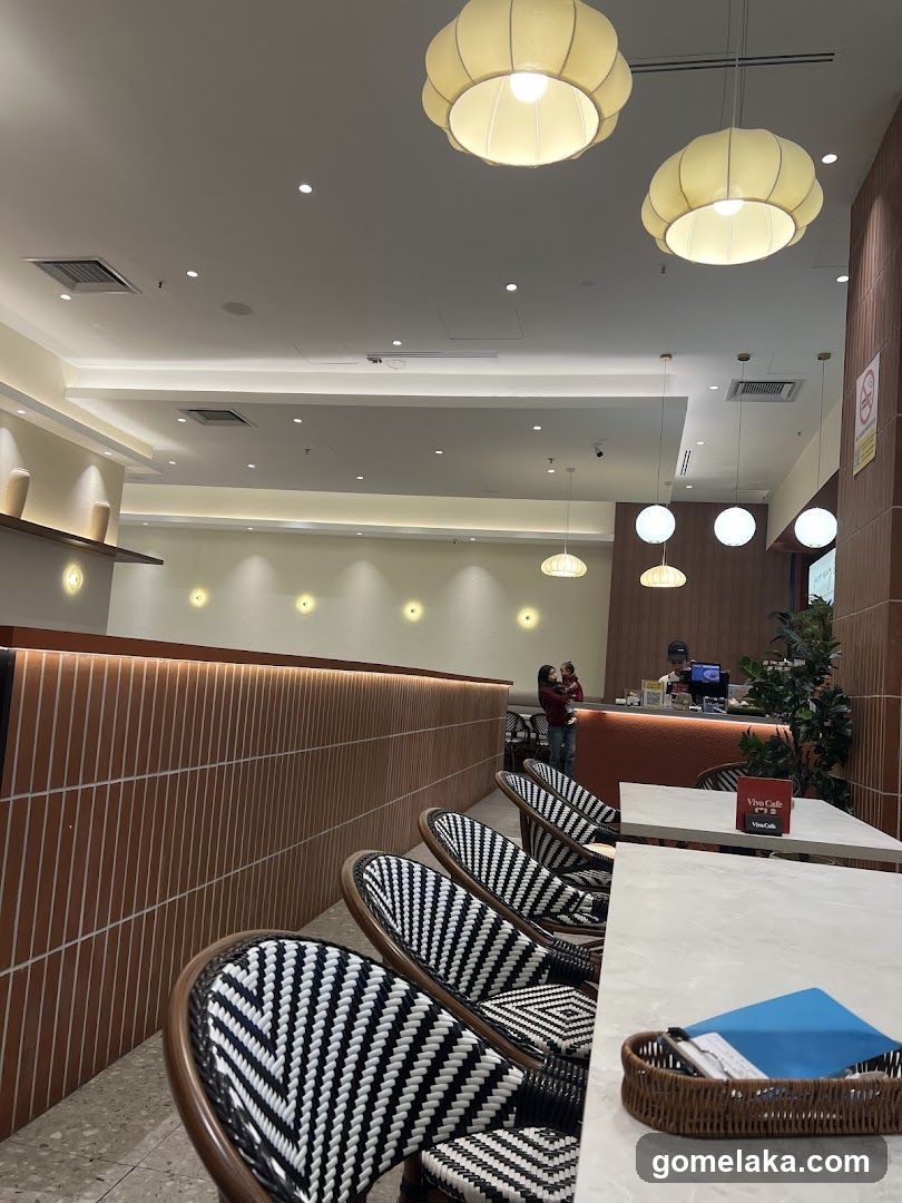 Interior of a café