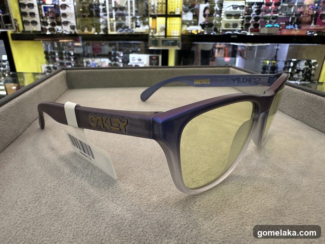 Oakley Fortnite sunglasses in store display