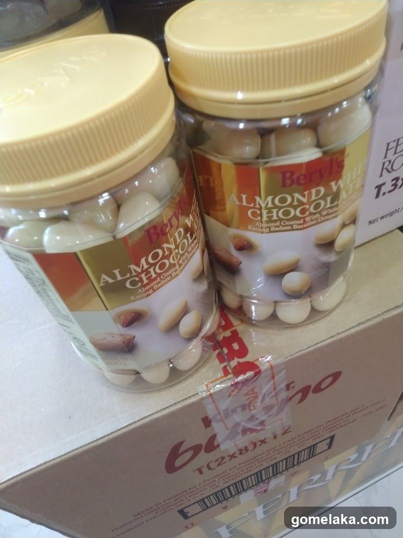 Almond Chocolate Snacks in Jars