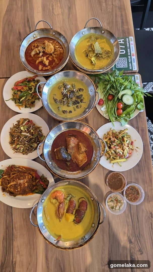 Table of Malaysian Cuisine