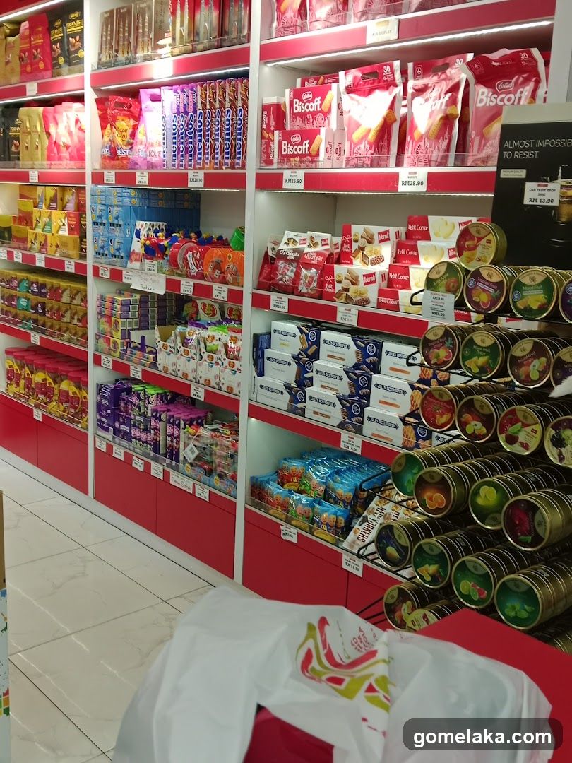 Store Interior with Snacks and Confectionery