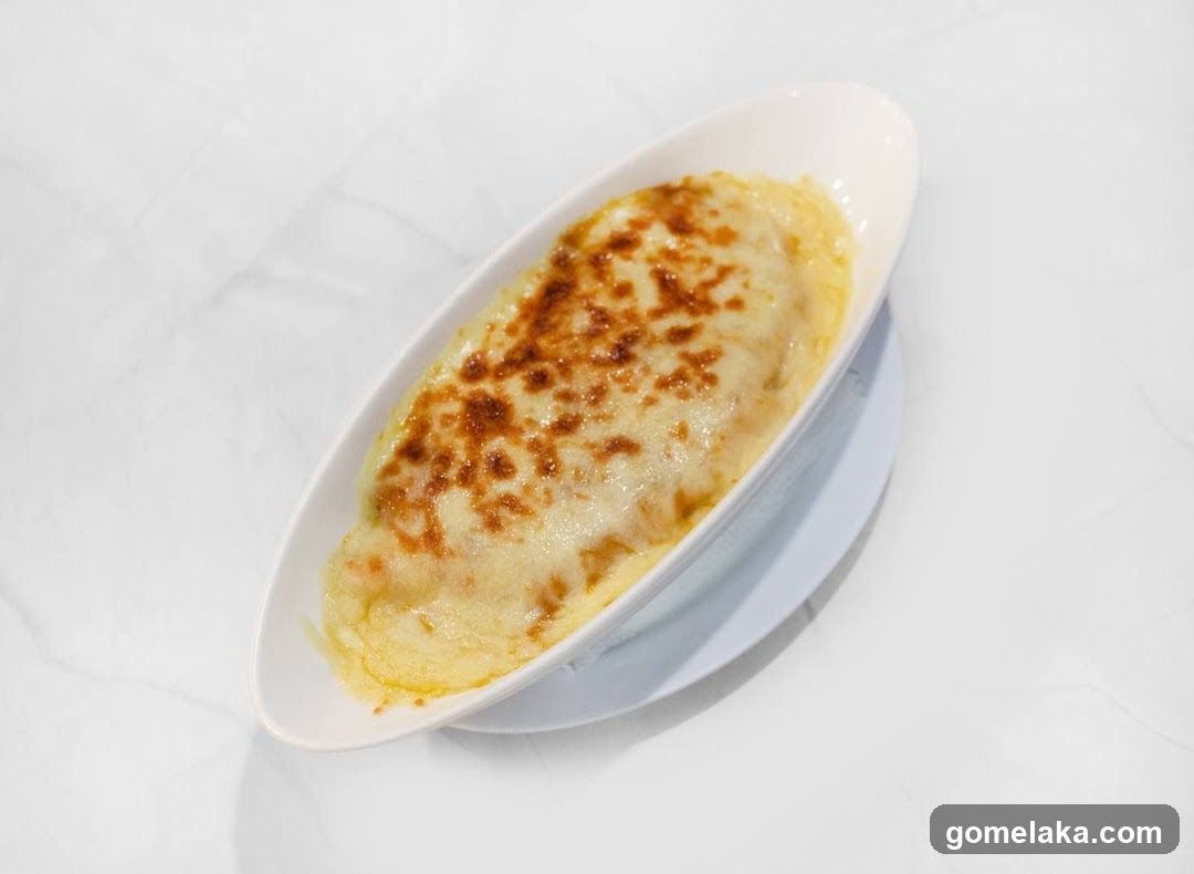 Baked Dish in Oval Bowl