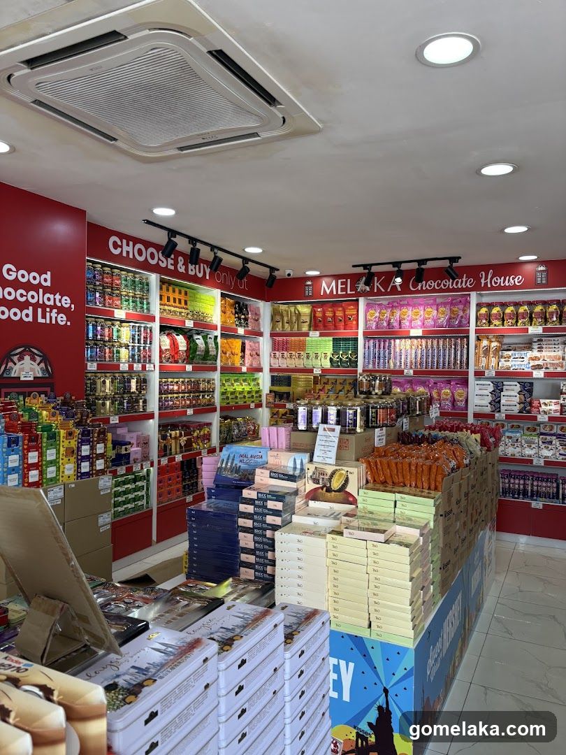 Interior of Mel K Chocolate House