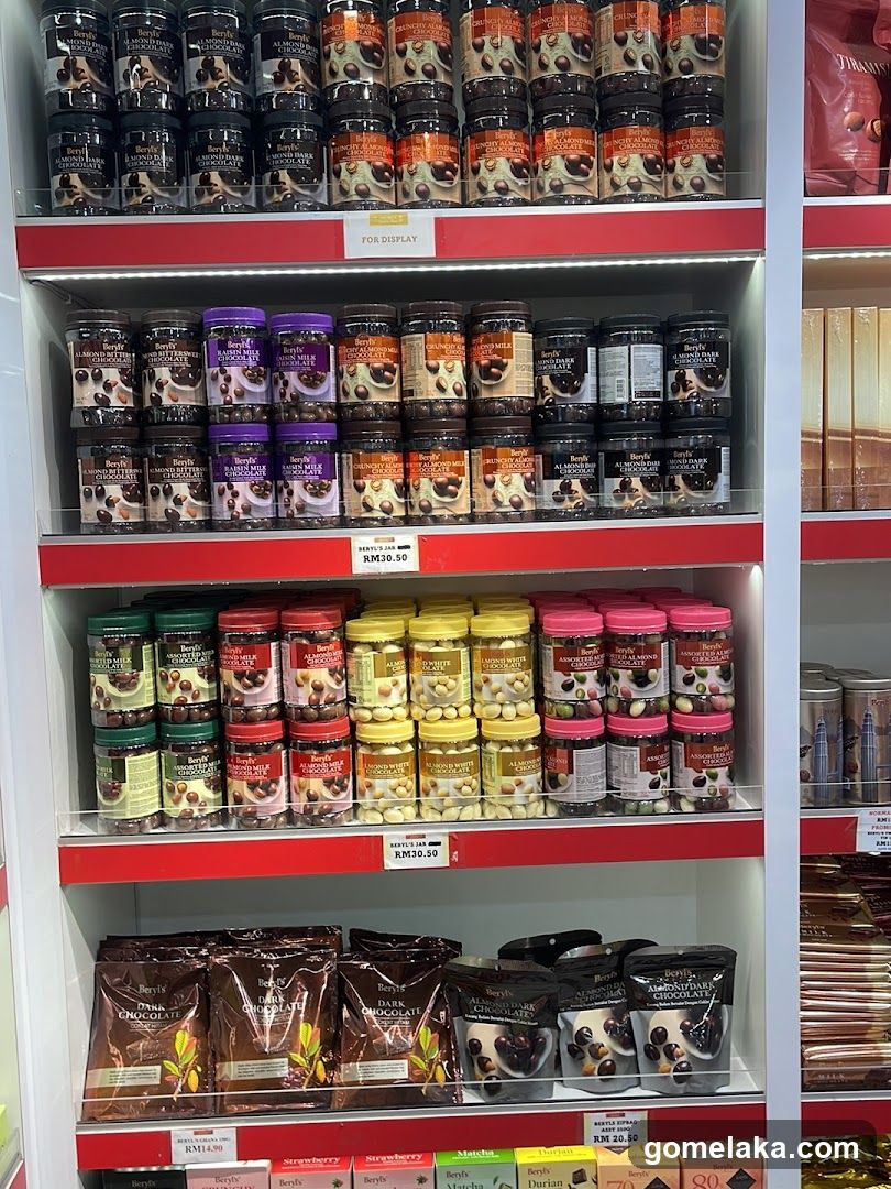 Store Interior Shelf Display