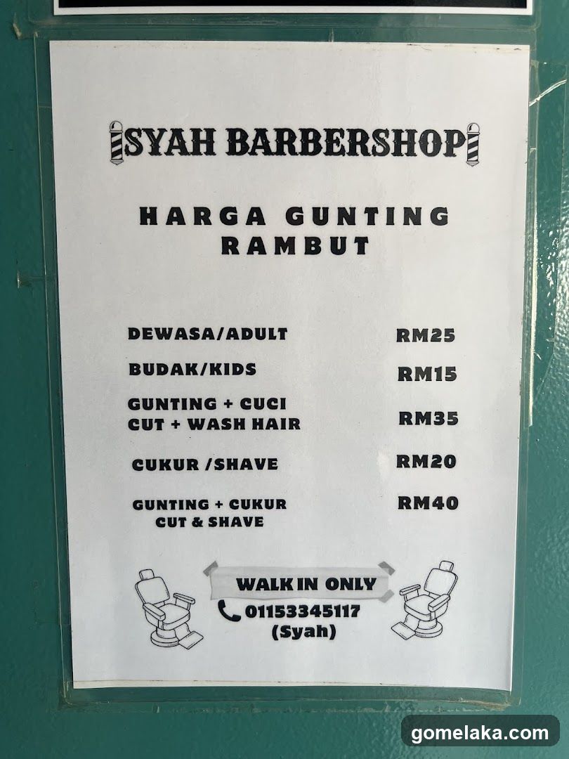 Syah Barbershop @ Pangkin