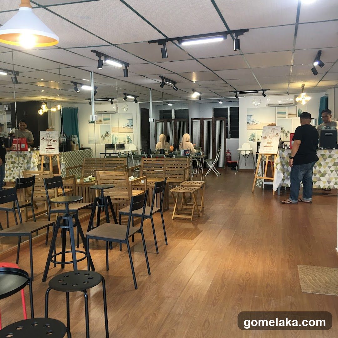 Interior of a café or lounge