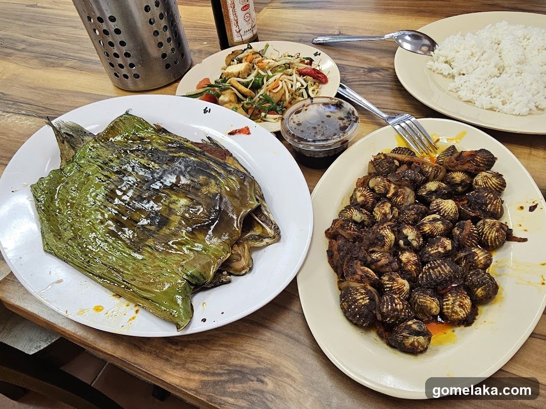 Dining Table with Food