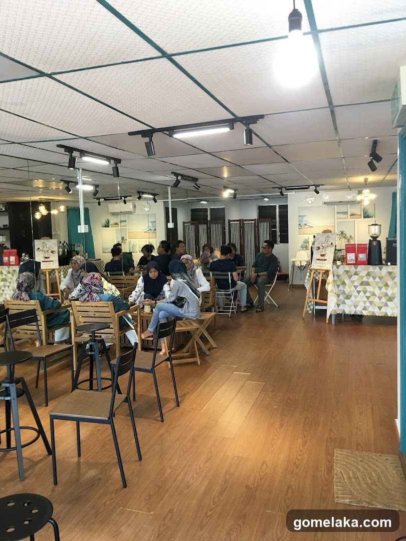 Indoor seating area