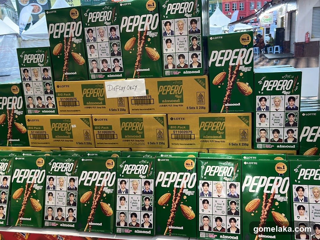 Pepero Merchandise Display