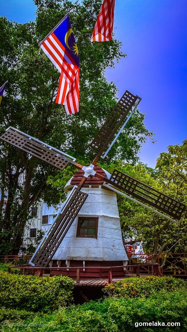 Windmill with Malaysian Flag