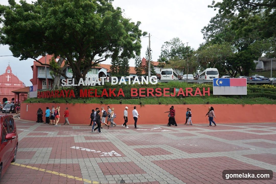 Welcome Sign at Melaka City Entrance