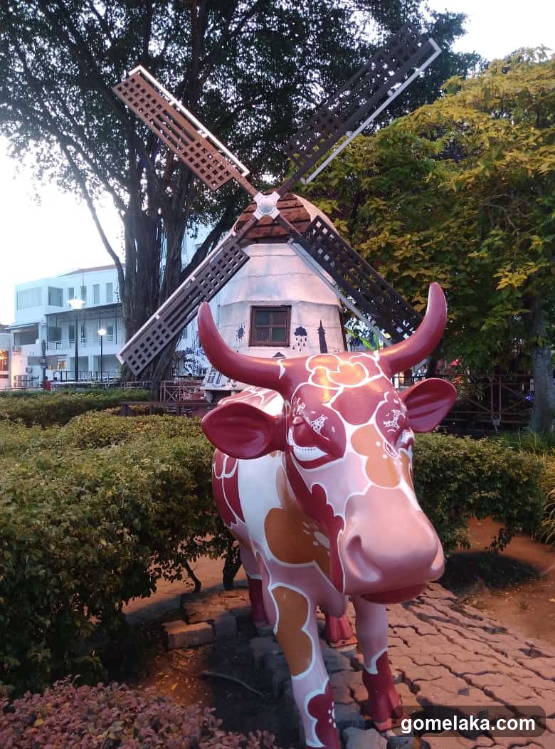 Outdoor Sculpture and Windmill