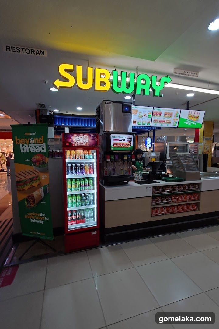 Subway Restaurant Interior