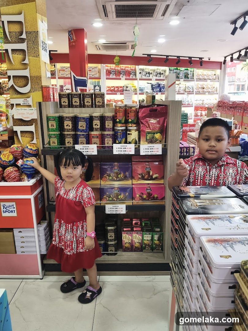 Children in retail store