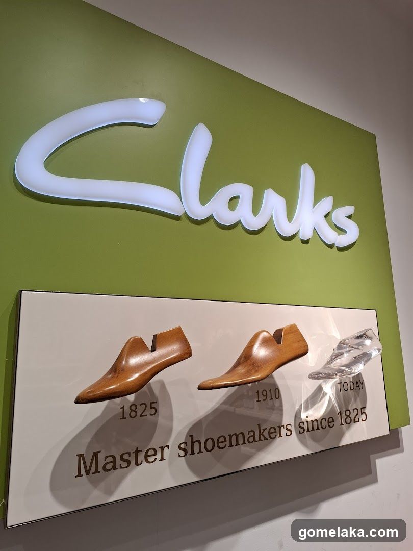 Clarks Brand Display