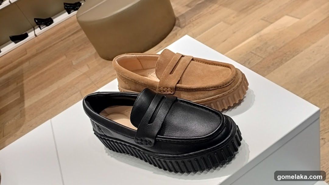 Shoe Display in Retail Store