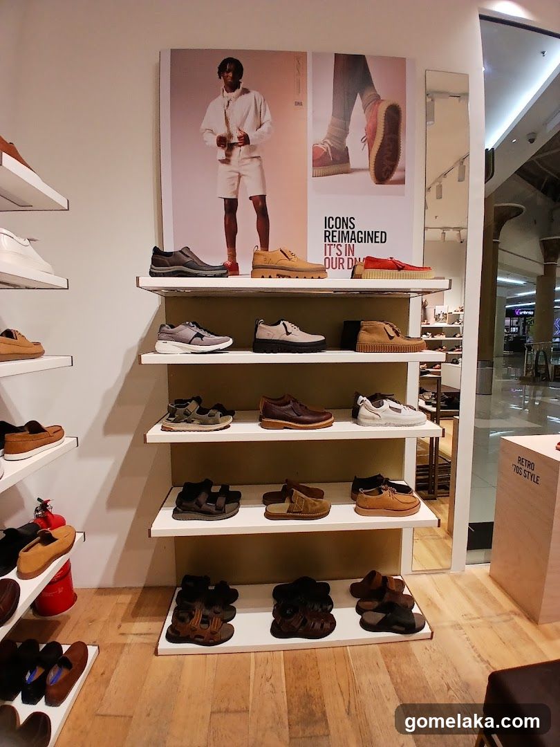Shoe Display in Retail Store