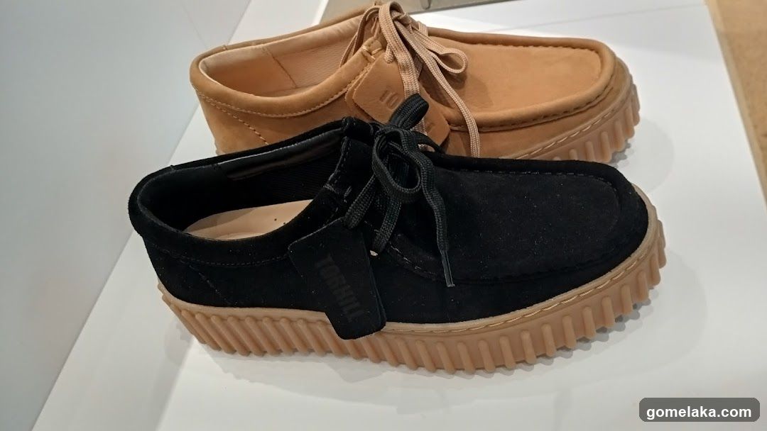 Shoes on display