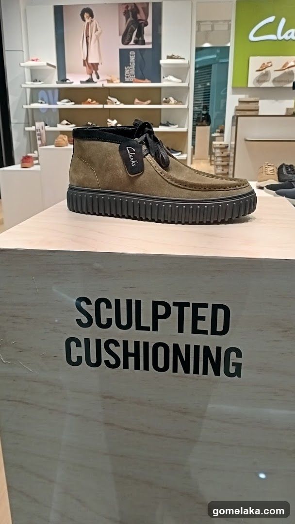 Clarks Shoe Display