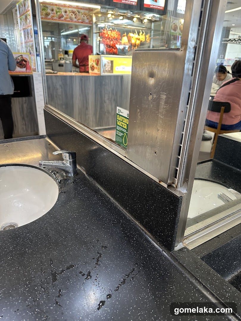 Restaurant Interior Sink Area