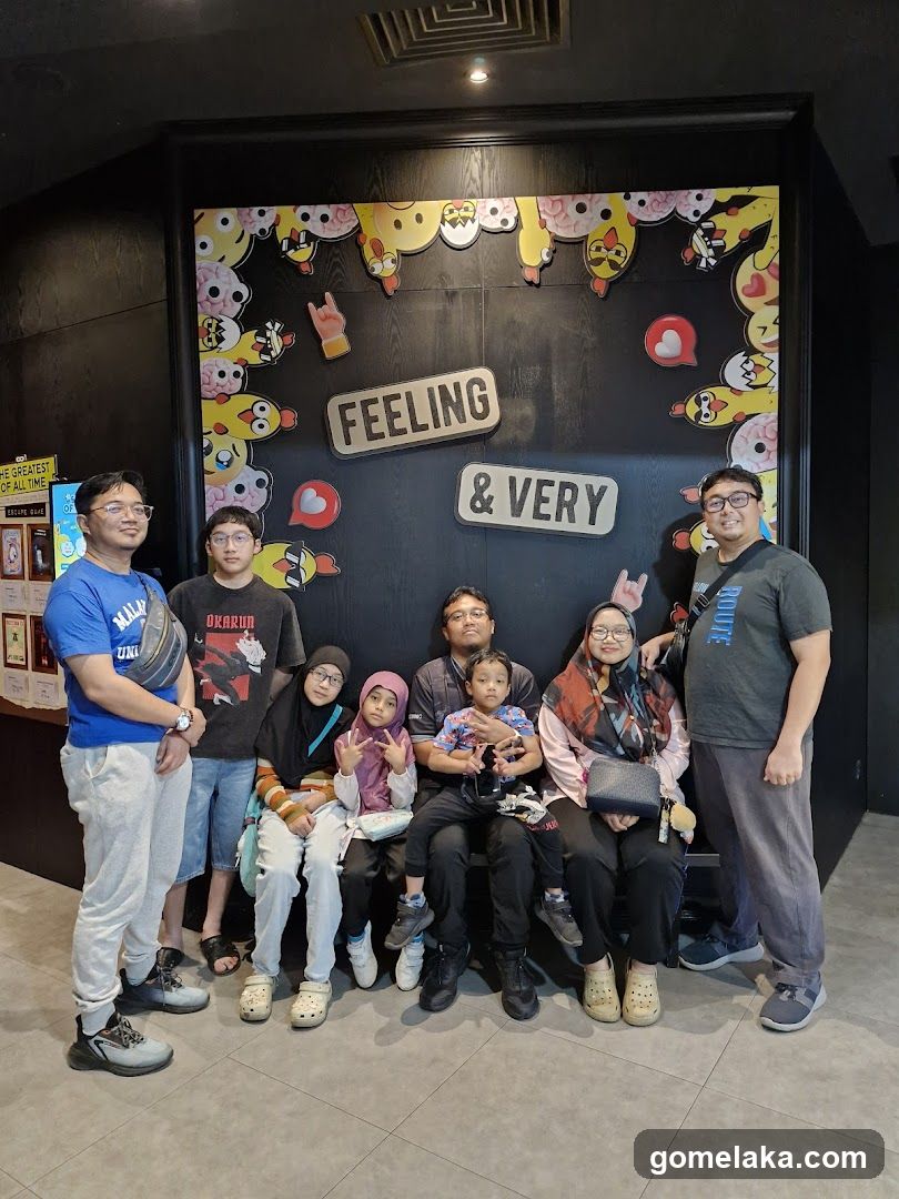 Group photo in interior