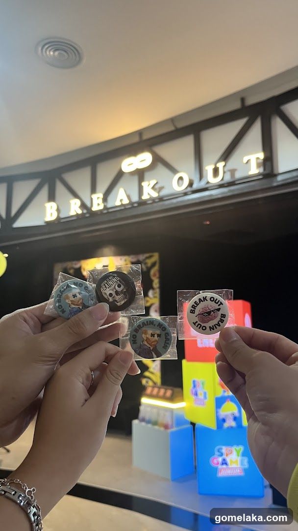 Breakout Game Merchandise Display