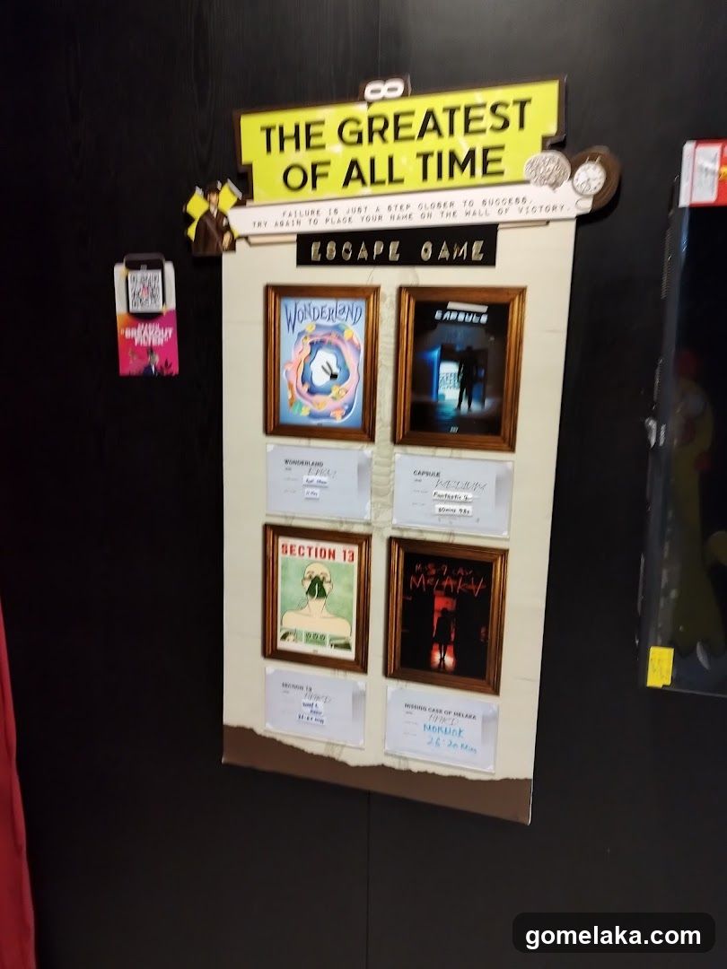 Escape Game Display Board