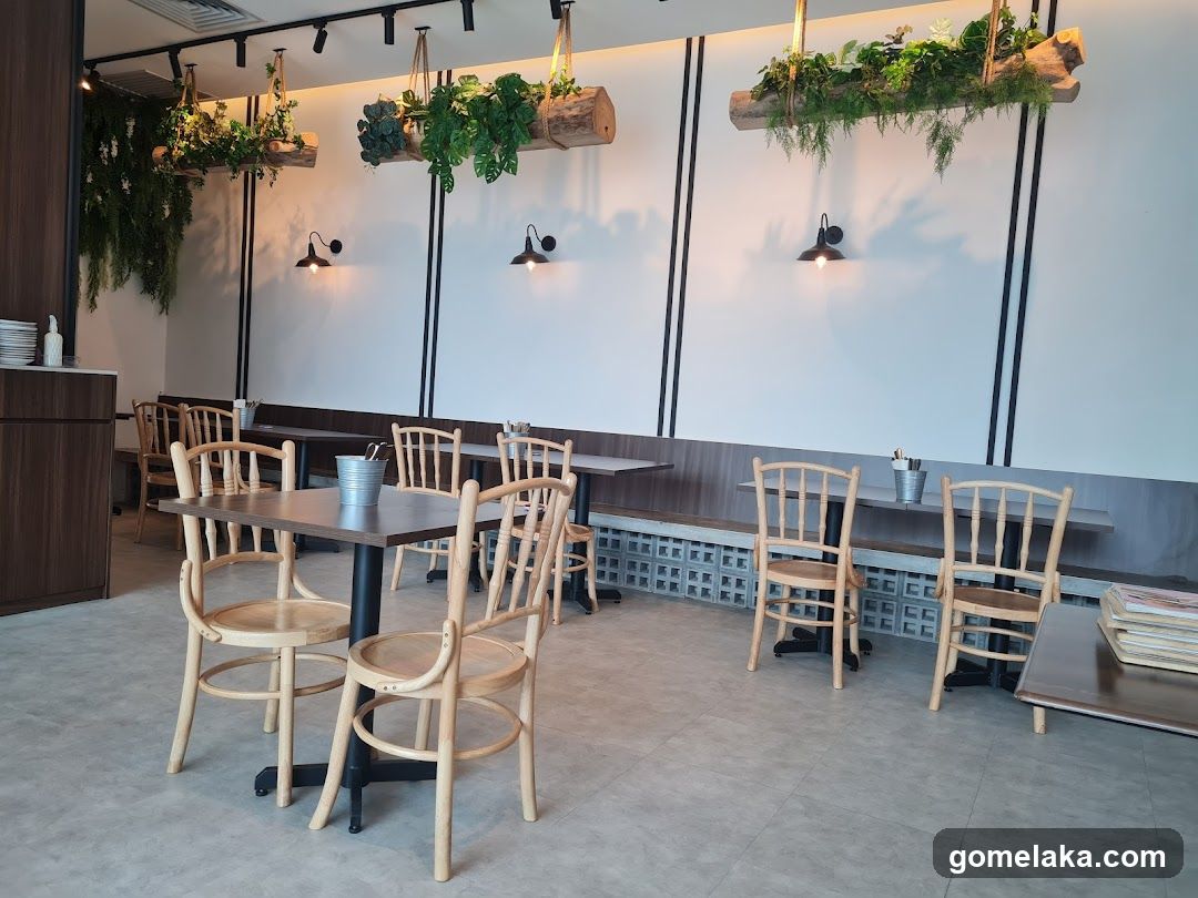 Interior of a café or restaurant